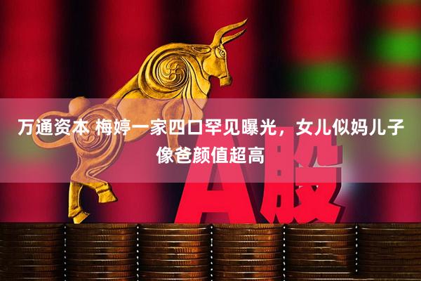 万通资本 梅婷一家四口罕见曝光，女儿似妈儿子像爸颜值超高